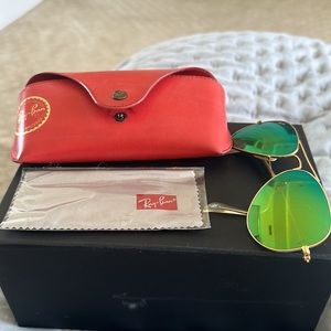 Rayban Green flash sunglasses